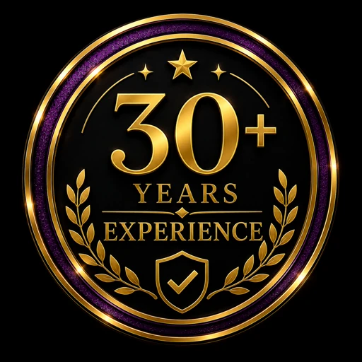 30 plus years experience icon