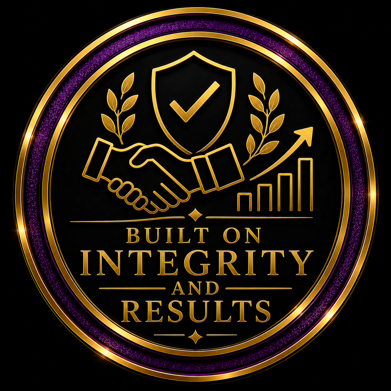 Trusted integrity and results icon